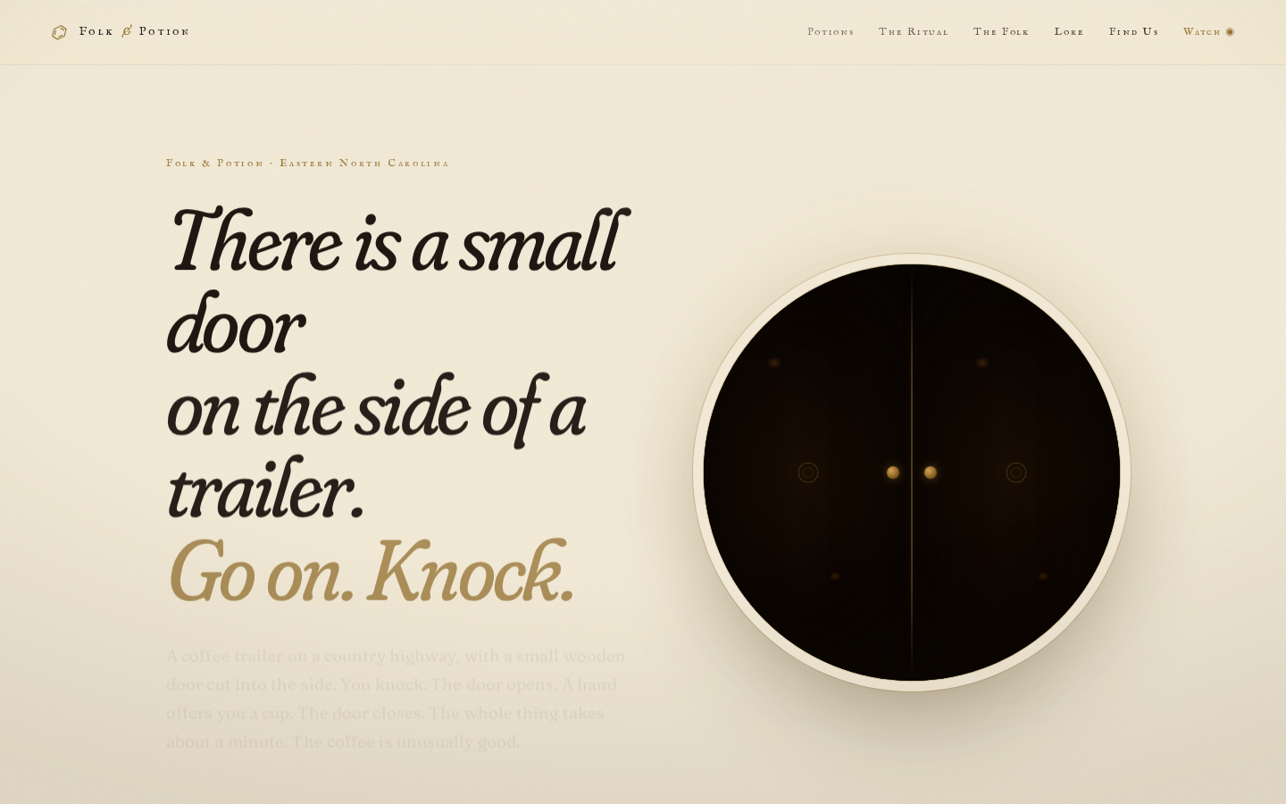 Folk and Potion brand site