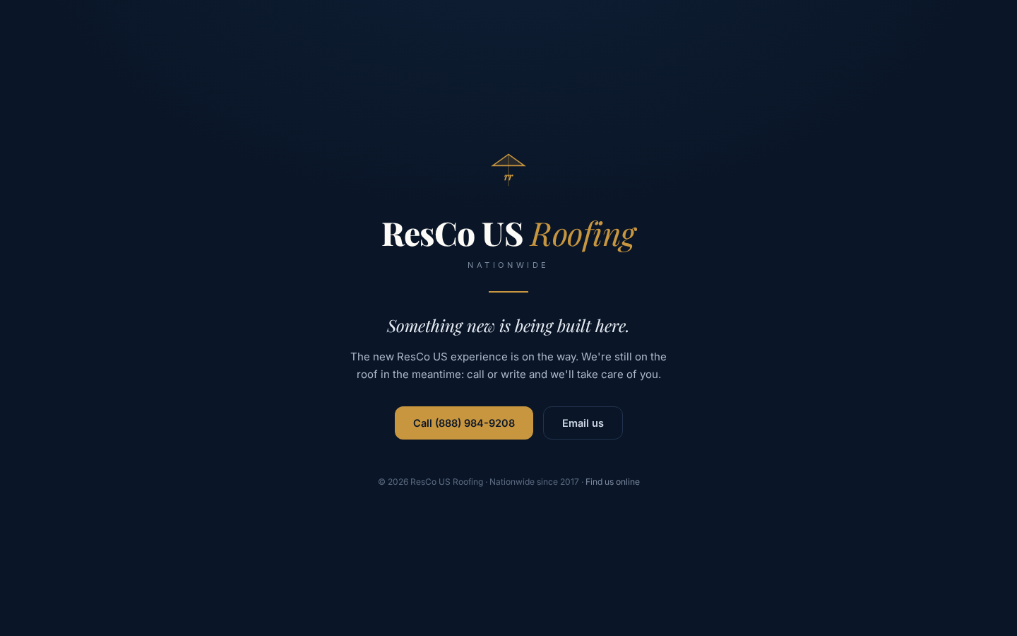 ResCo US Roofing site