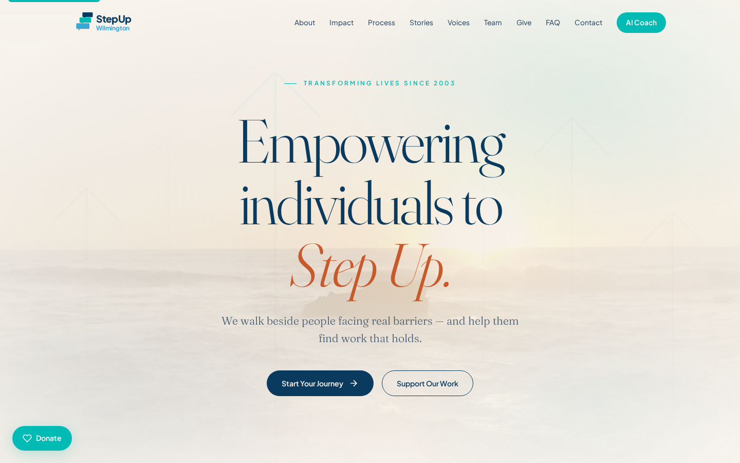 Step Up Wilmington site
